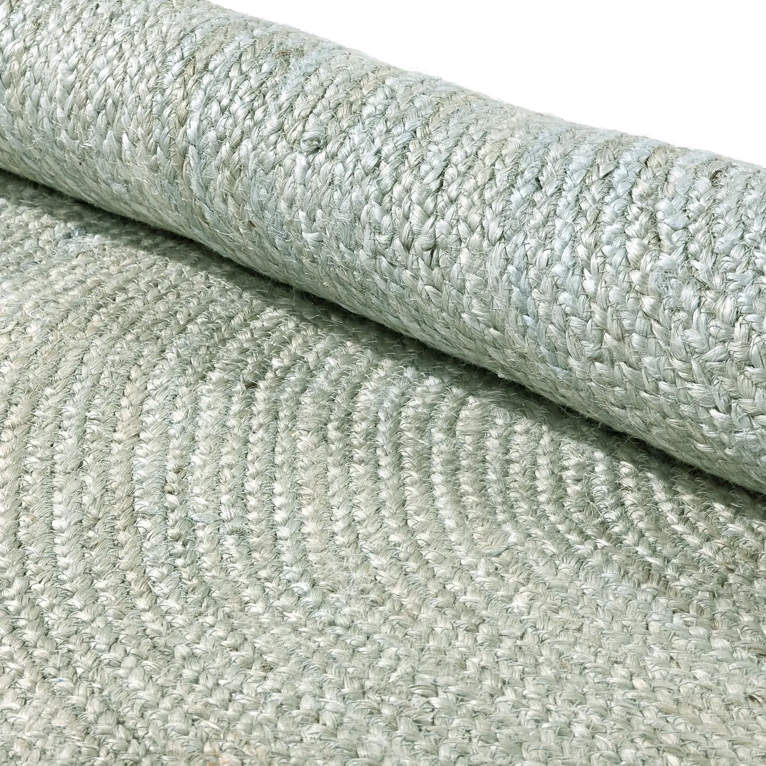 Kruhový jutový koberec - Amasia (šedý)