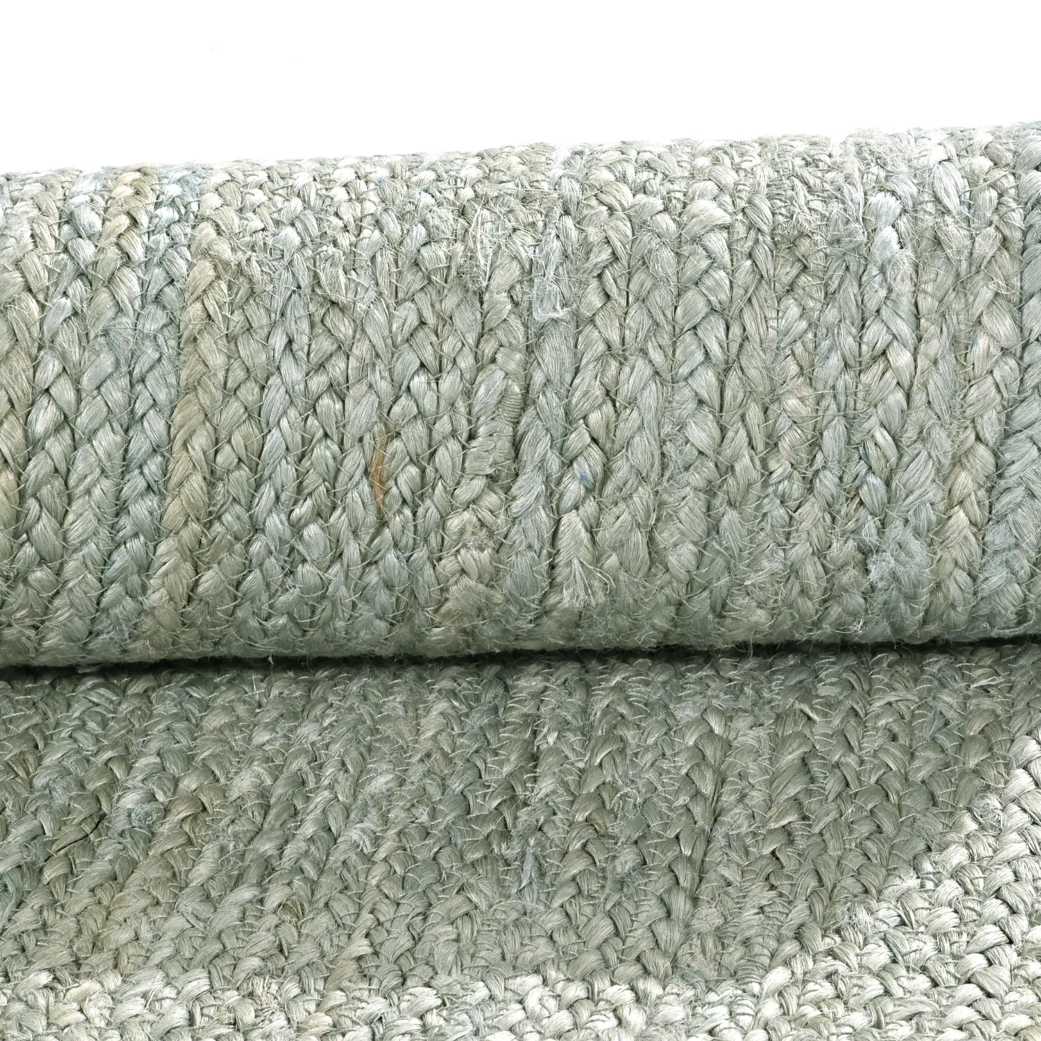 Kruhový jutový koberec - Amasia (šedý)