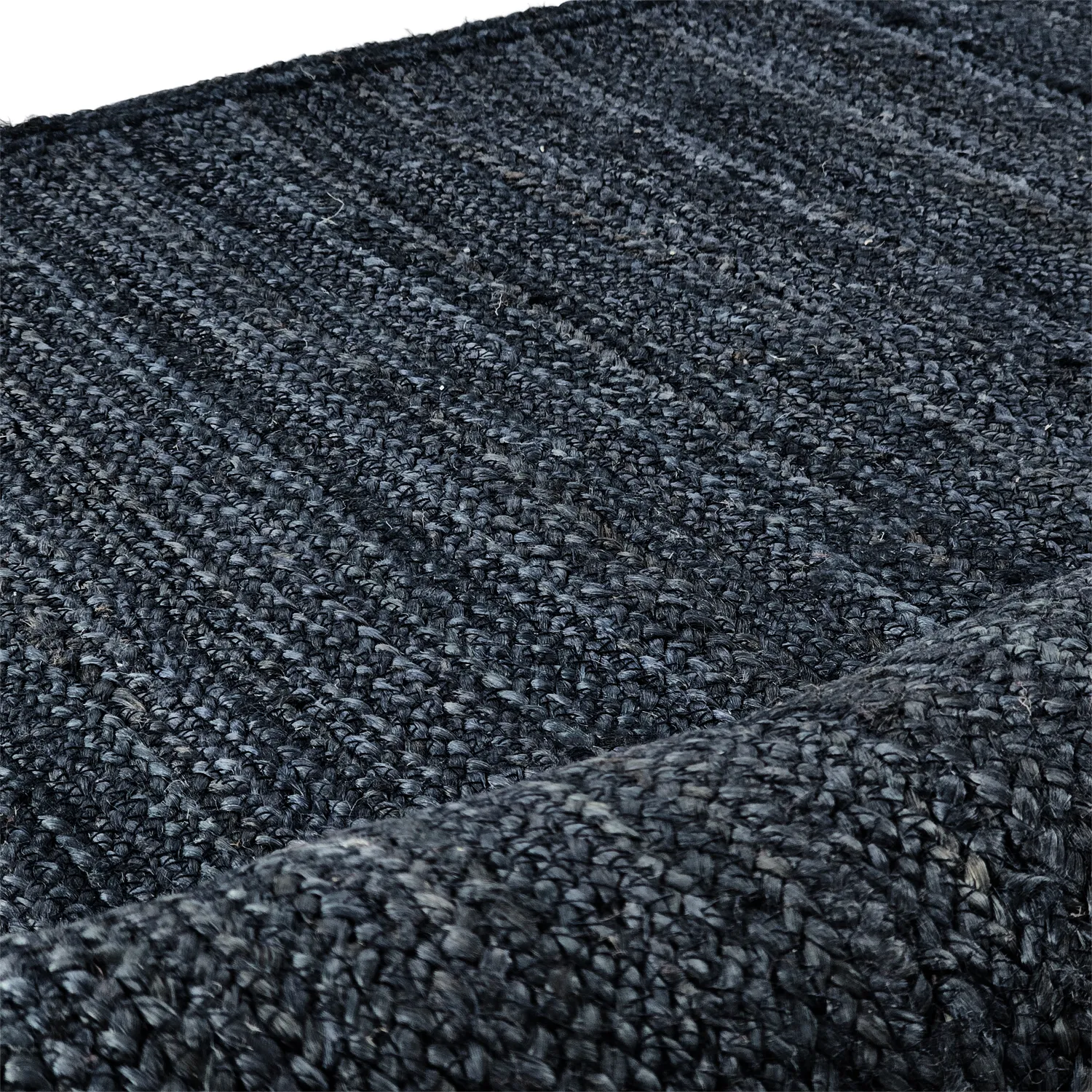 Jutový koberec - Amasia (tmavomodrá)