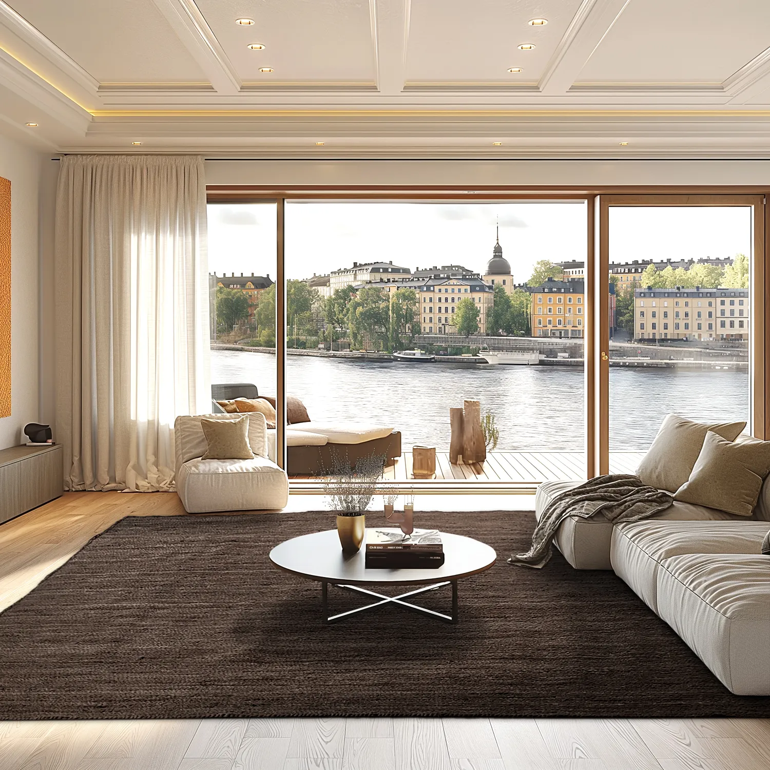 Jutový koberec - Amasia (tmavošedá)