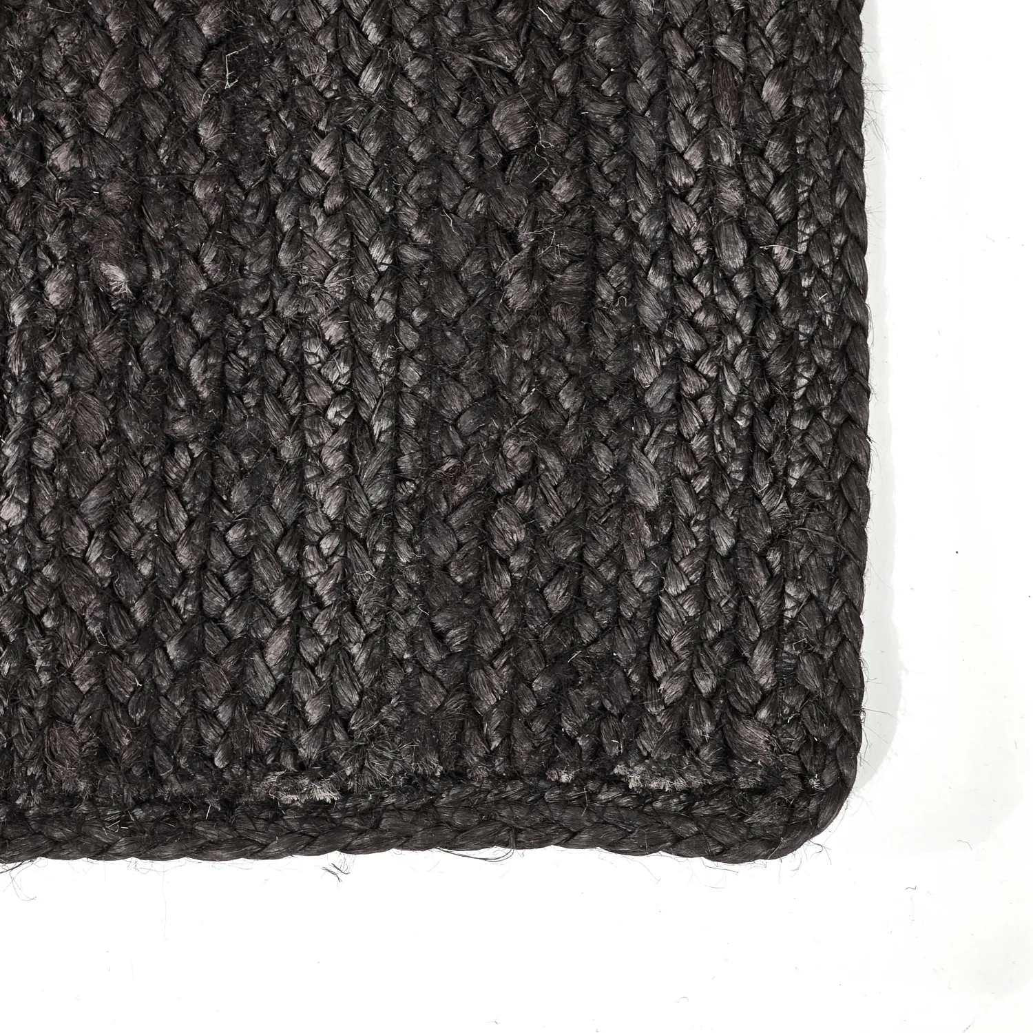 Jutový koberec - Amasia (čierny)