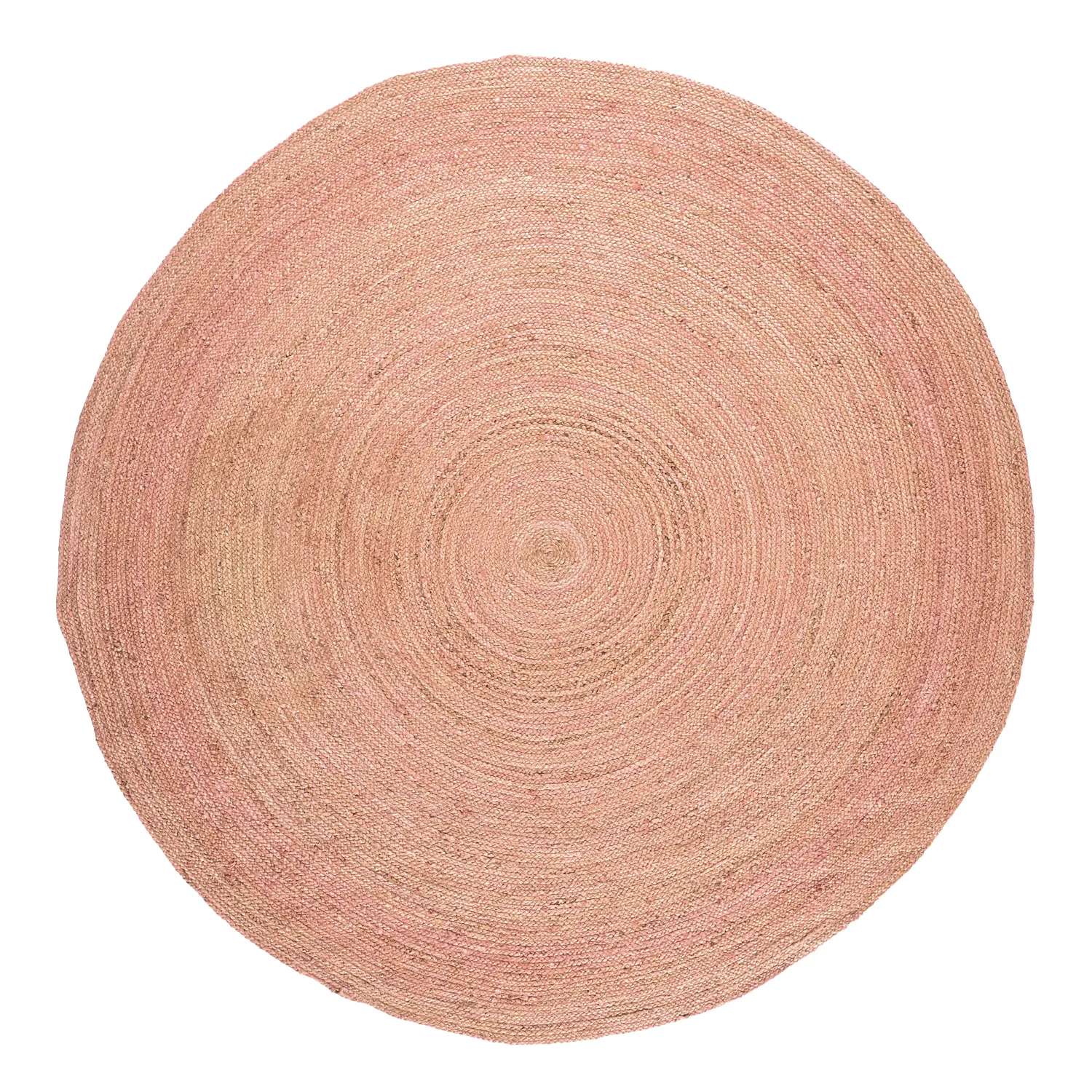 Kruhový jutový koberec - Amasia (béžový)