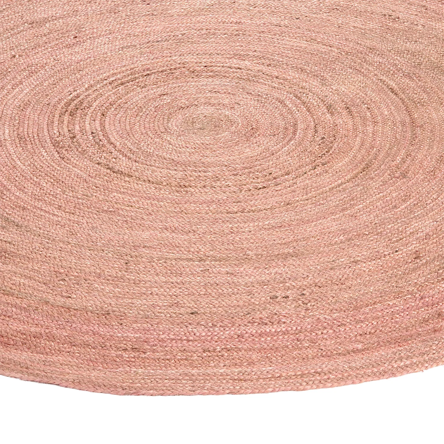 Kruhový jutový koberec - Amasia (béžový)