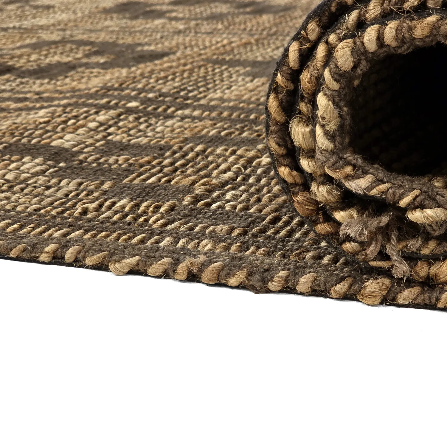 Jutový koberec - Daria (hnedý)