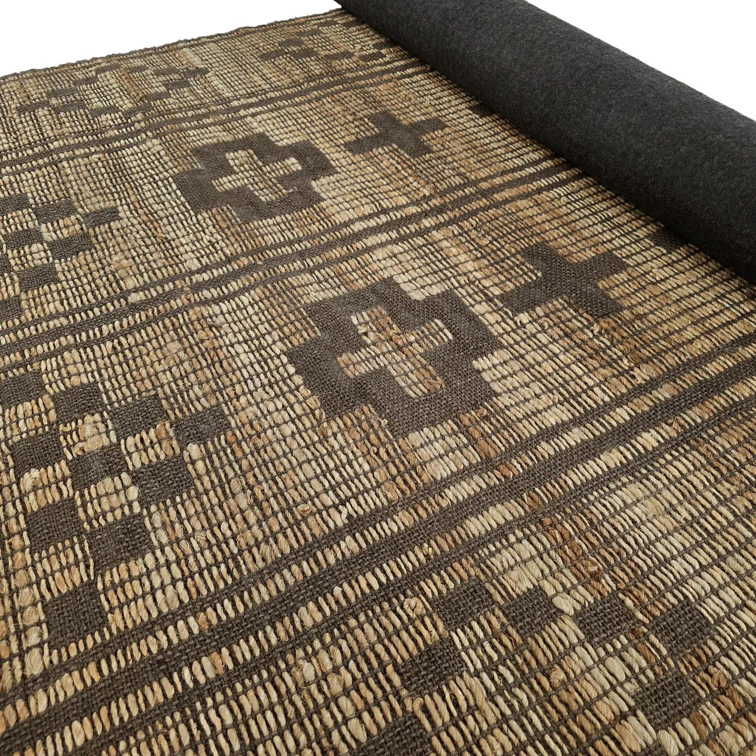 Jutový koberec - Daria (hnedý)