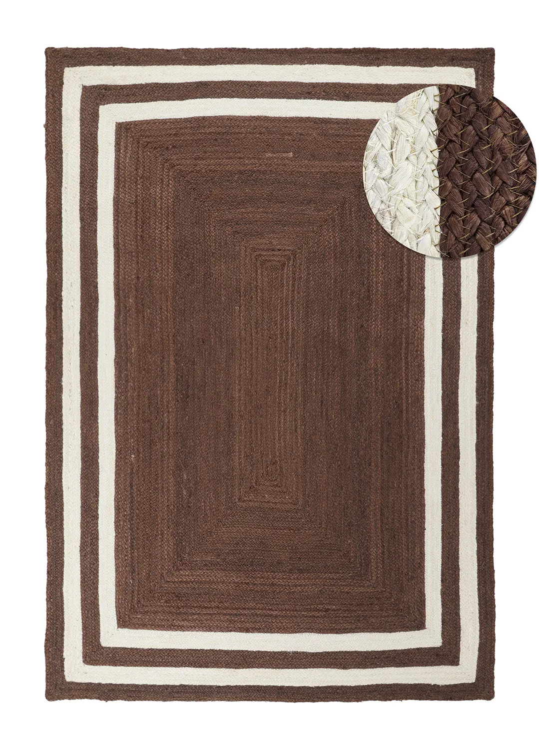 Jutematta - Jessore (brun/vit)