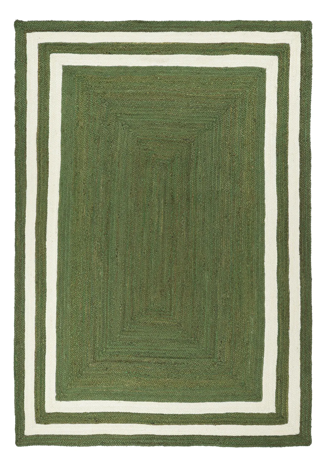 Jutematta - Jessore (militärgrön/vit)