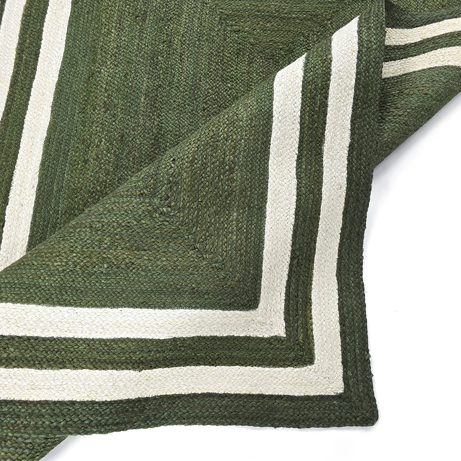 Jutematta - Jessore (militärgrön/vit)