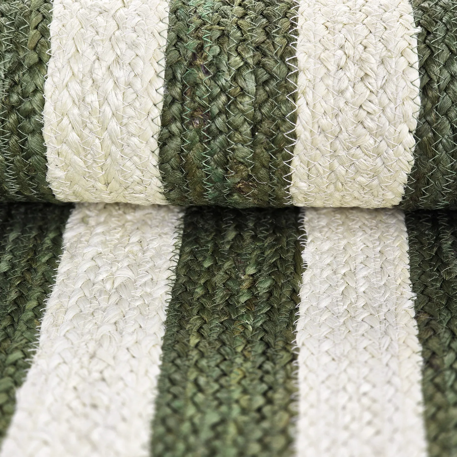 Jutematta - Jessore (militärgrön/vit)