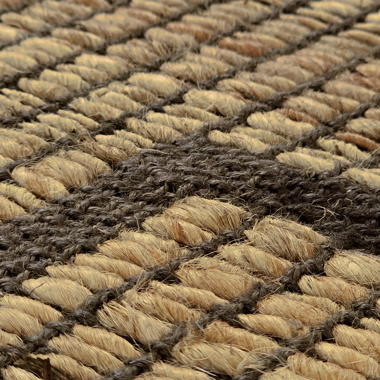 Jutový koberec - Kavita (hnedý)