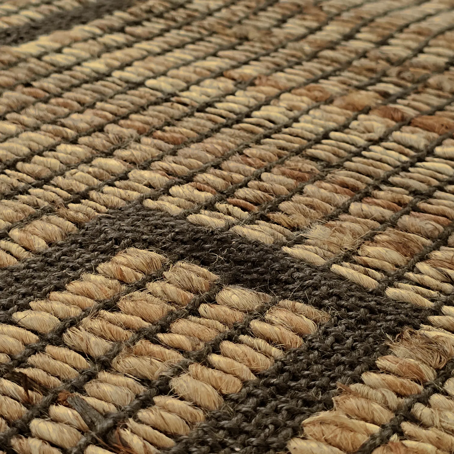 Jutový koberec - Kavita (hnedý)