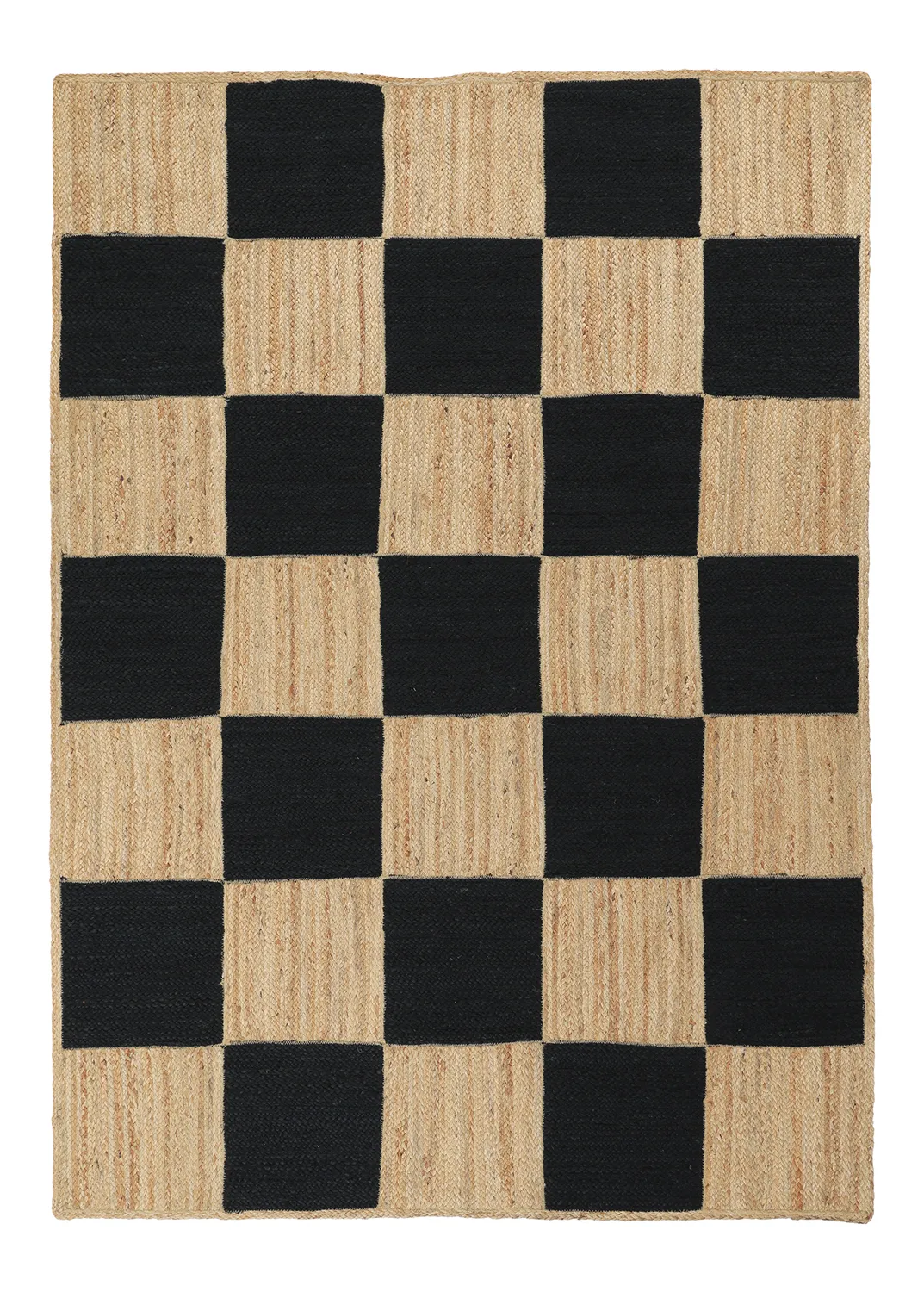 Jutematta - Khulna (natur/svart)