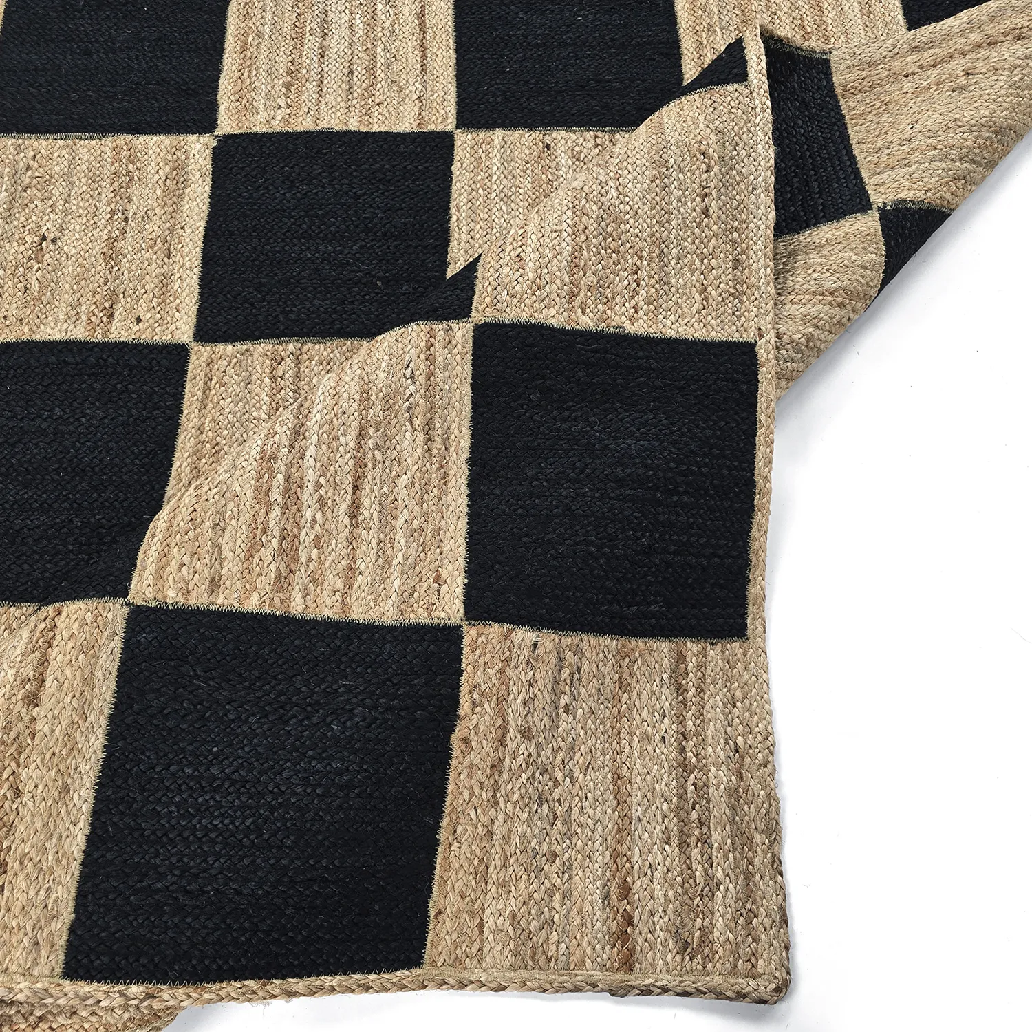 Jutematta - Khulna (natur/svart)