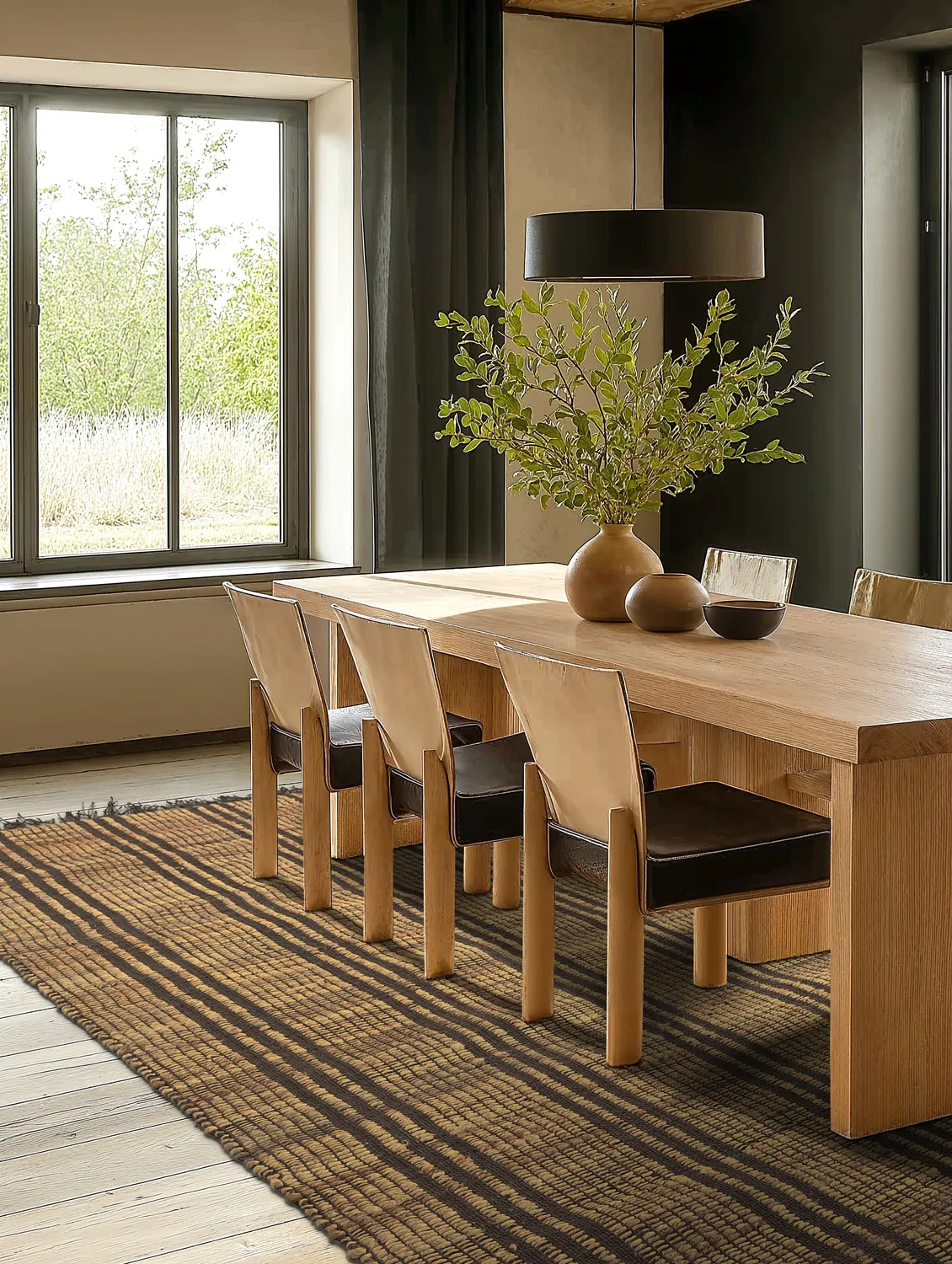 Jutový koberec - Sanah (hnedý)