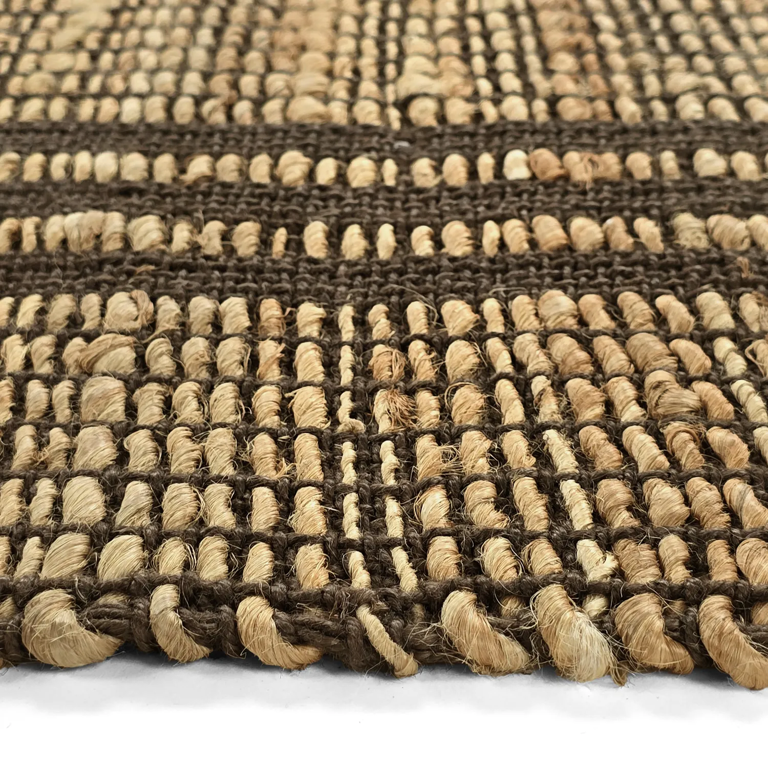Jutový koberec - Sanah (hnedý)