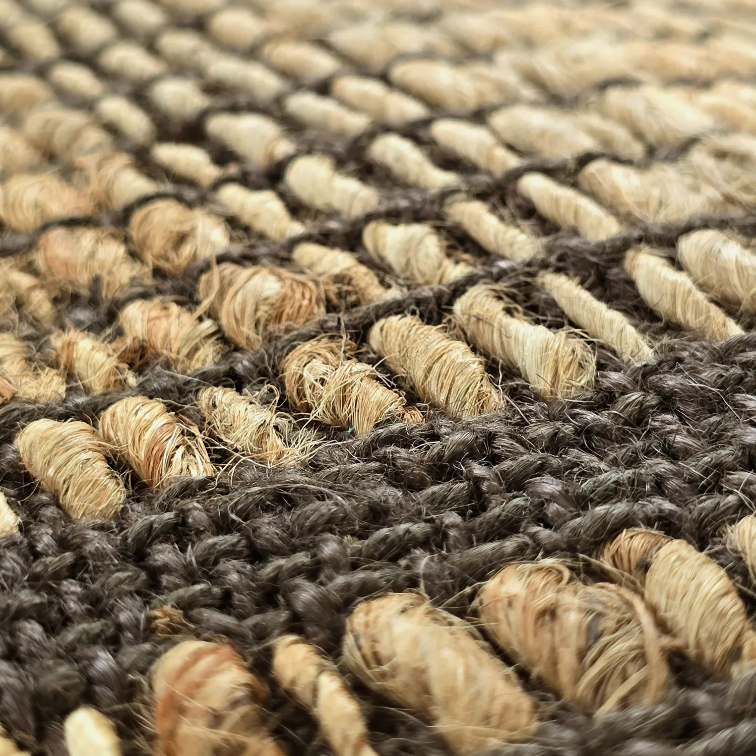 Jutový koberec - Sanah (hnedý)