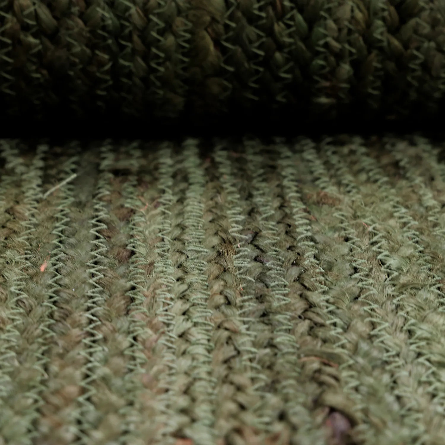 Jutematta - Senaki (militärgrön/vit)