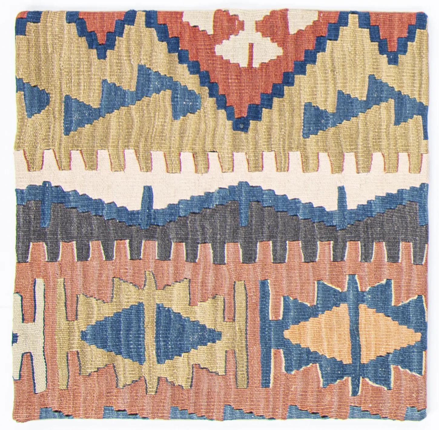 Kelim-kudde (Kuddfodral) 50 x 50 cm