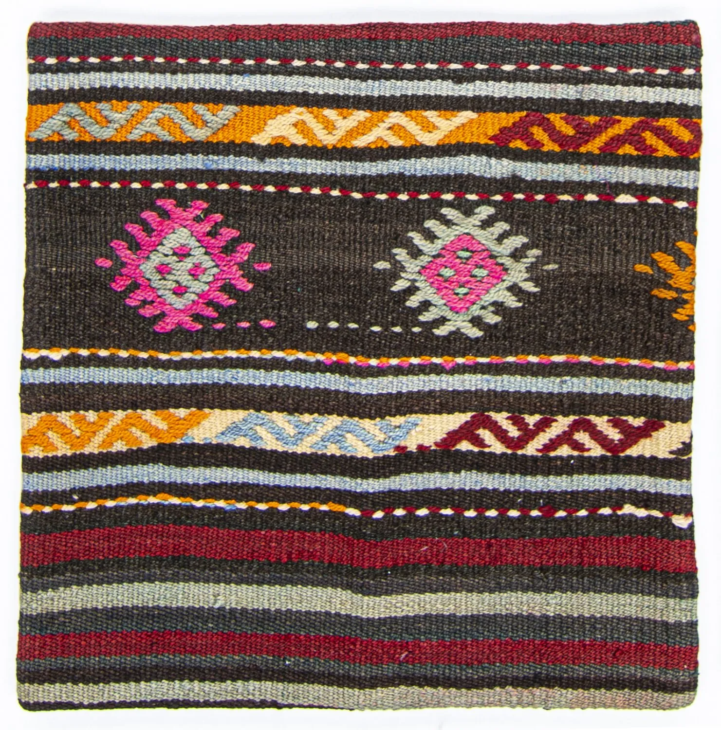 Kelim-kudde (Kuddfodral) 50 x 50 cm