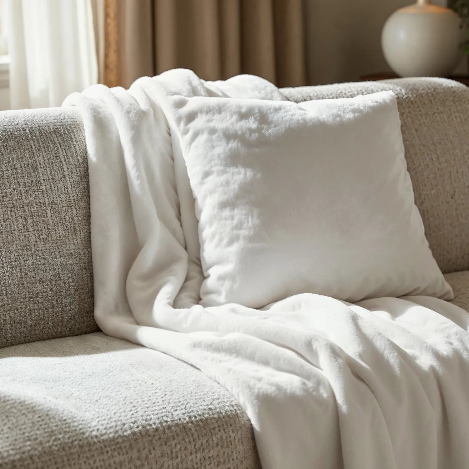 Puzdro na vankúš - Aranga Super Soft (biela)