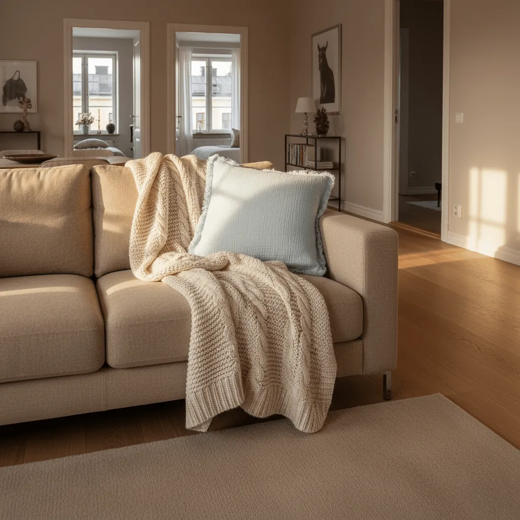 Povlak na polštář - Dorena (světle modrá)