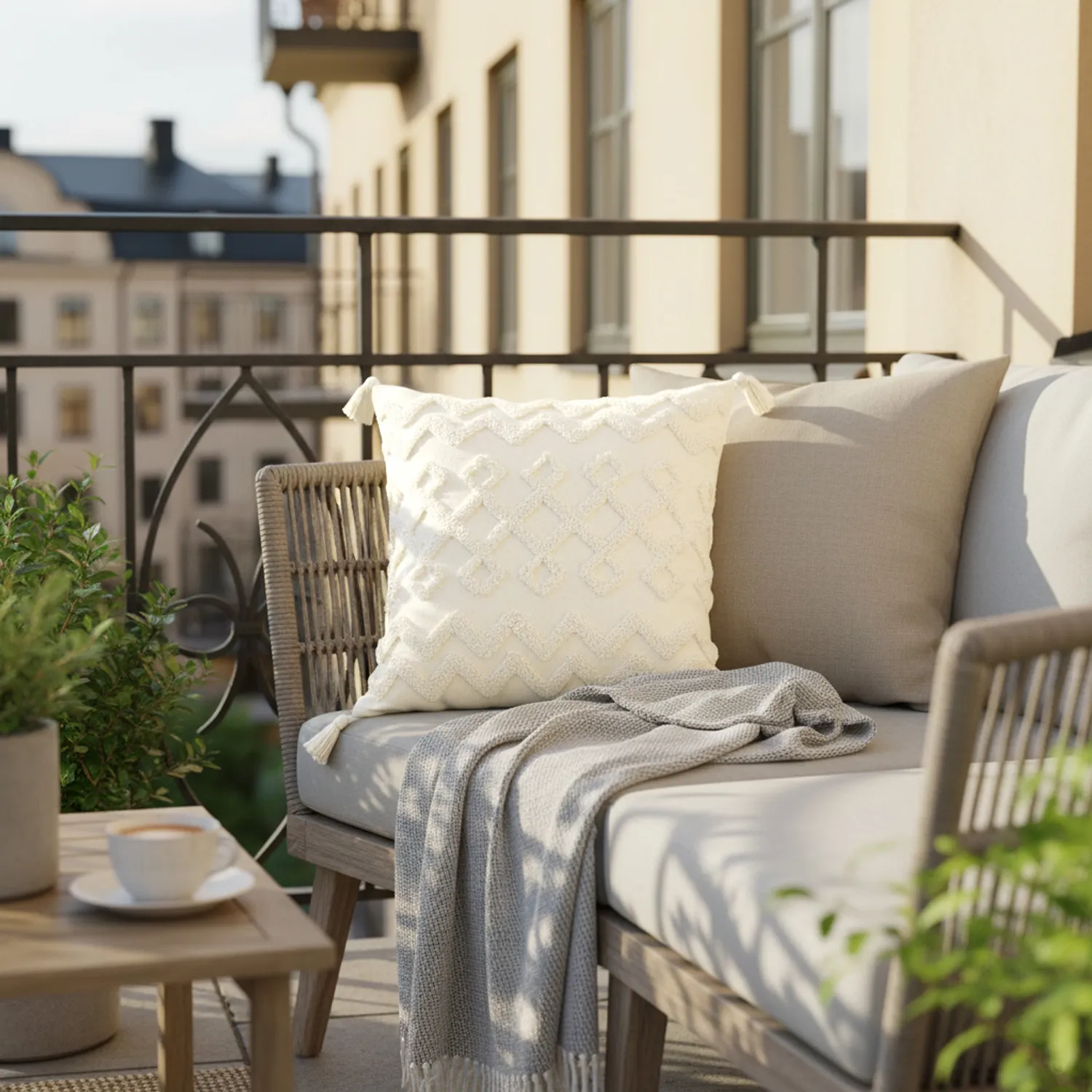 Puzdro na vankúš - Doria (off white)