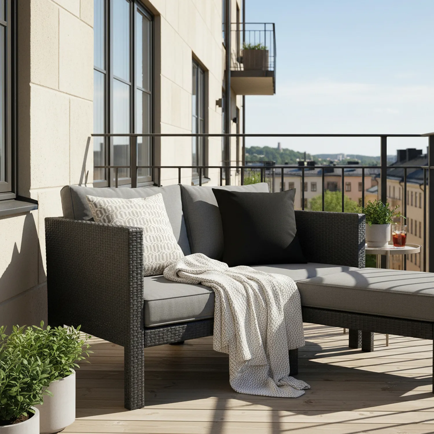 Puzdro na vankúš - Luana (čierna)