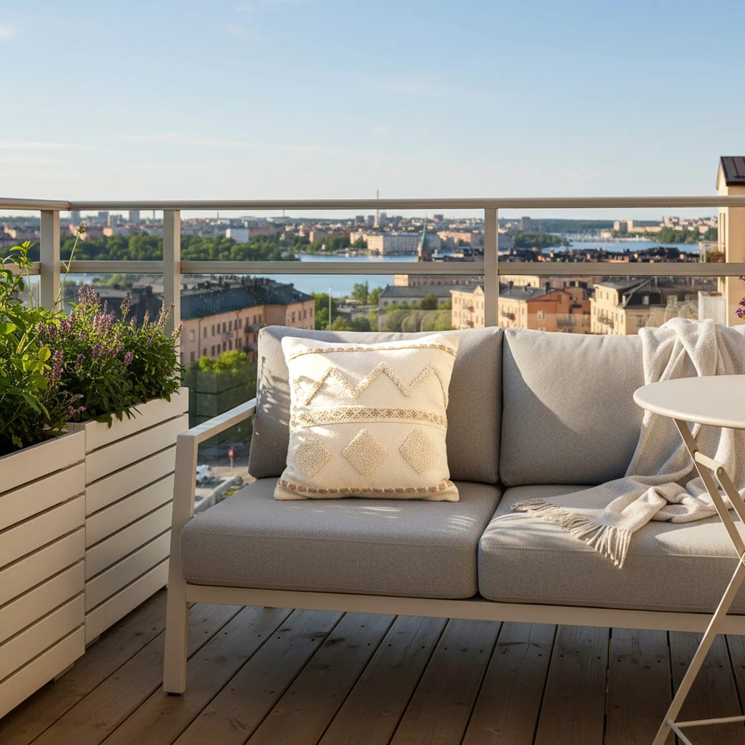 Puzdro na vankúš - Miquelon (biele)