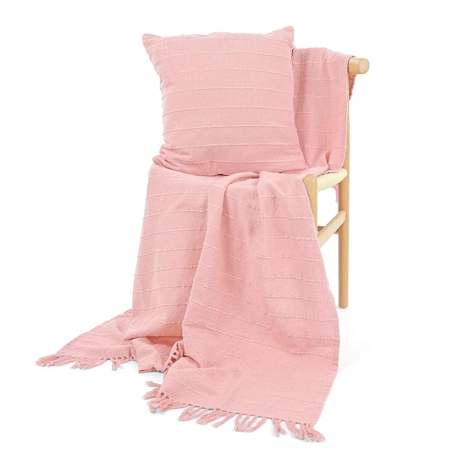 Kuddfodral - Nalani cotton cushion cover (rosa)