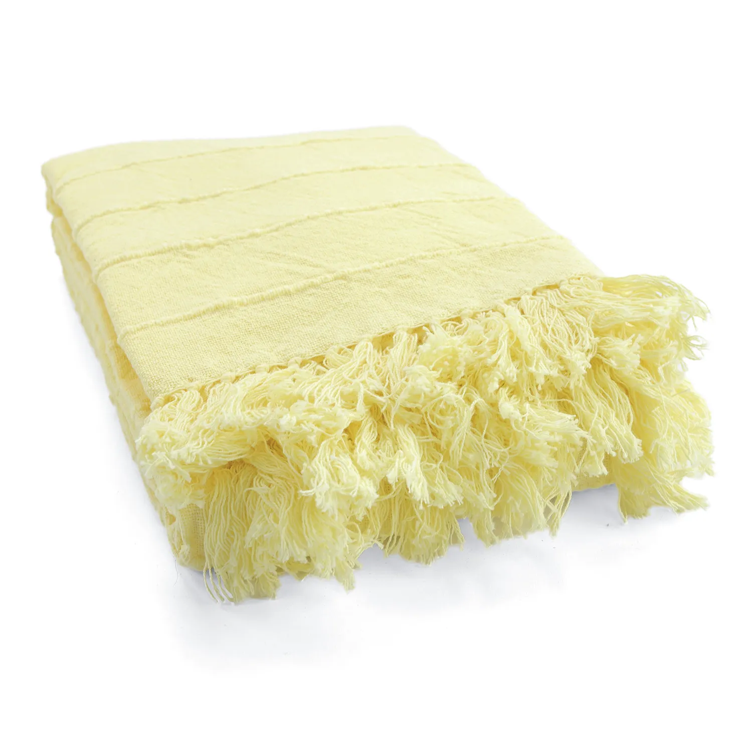 Filtar - Nalani cotton throw (ljusgul)