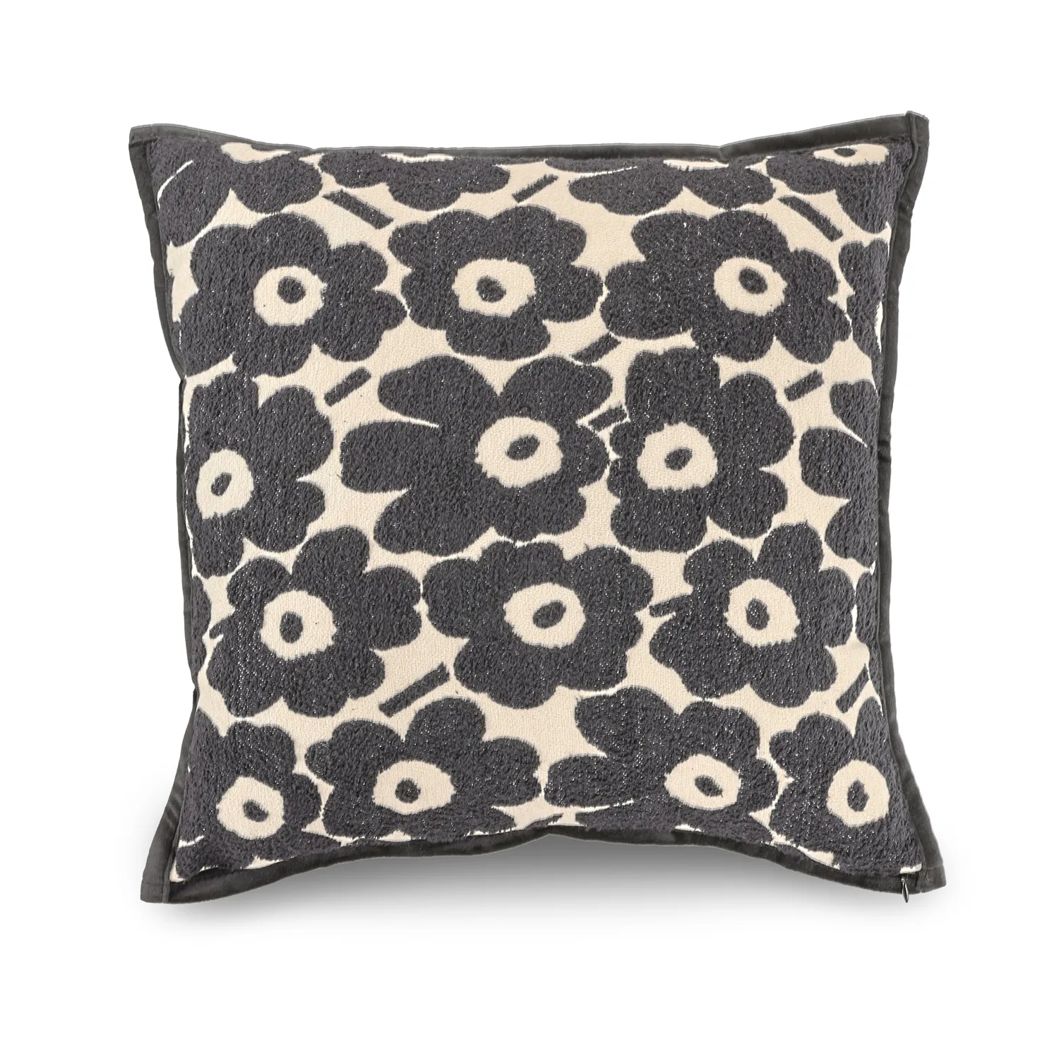 Puzdro na vankúš - Onsala (čierna/biela)