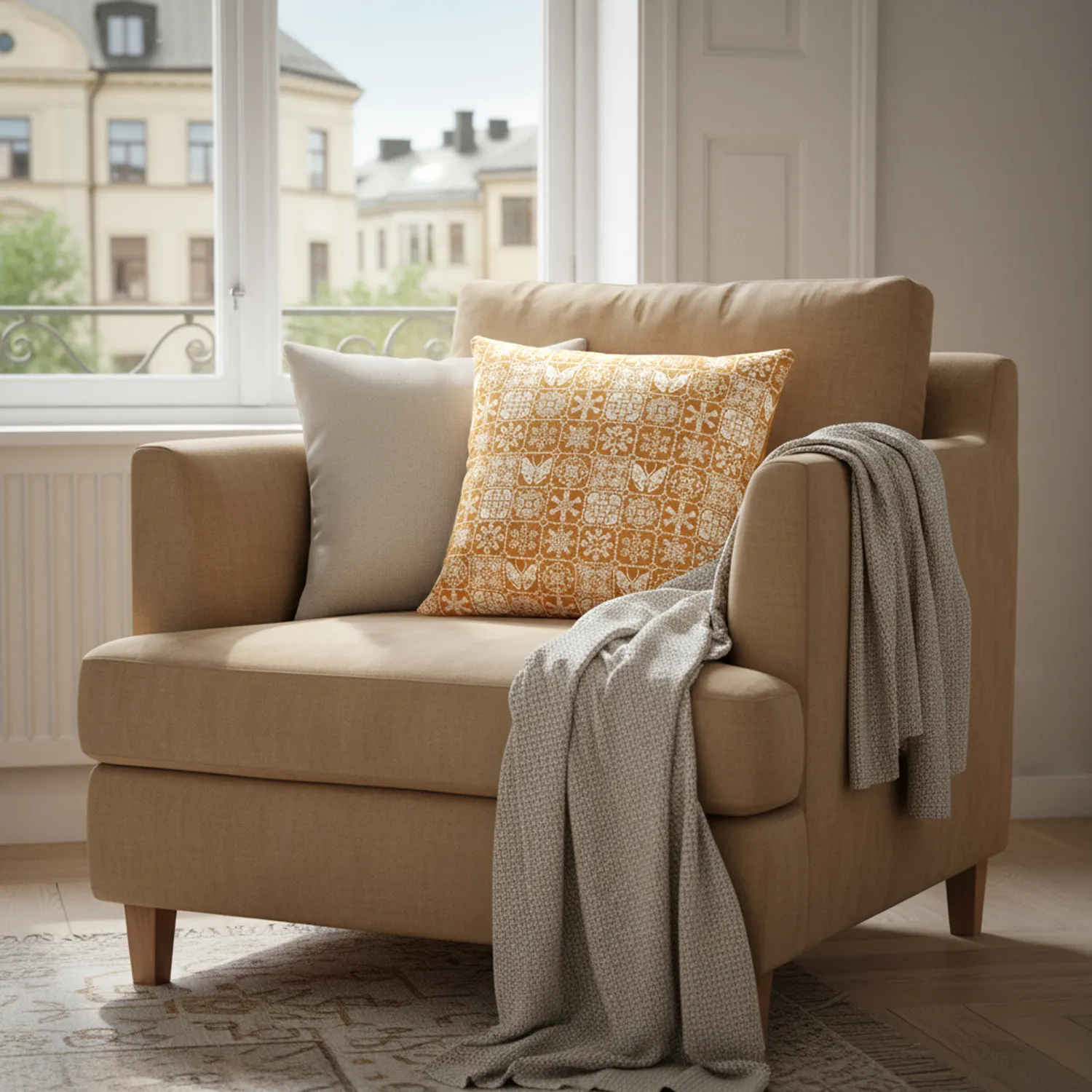 Puzdro na vankúš - Sundre (zlato)