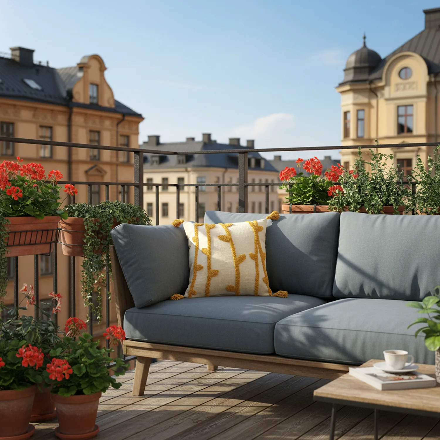 Puzdro na vankúš - Vine (biela/žltá)