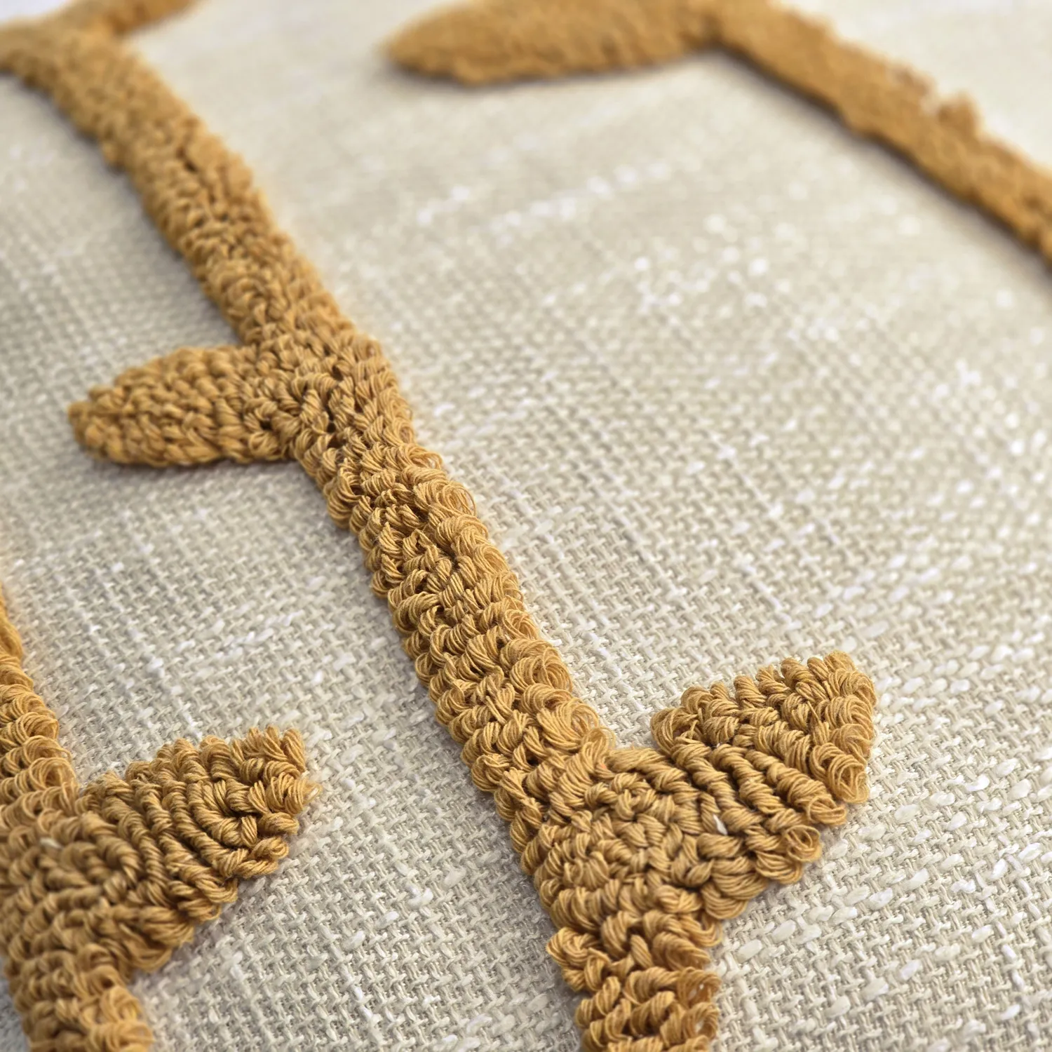 Puzdro na vankúš - Vine (biela/žltá)