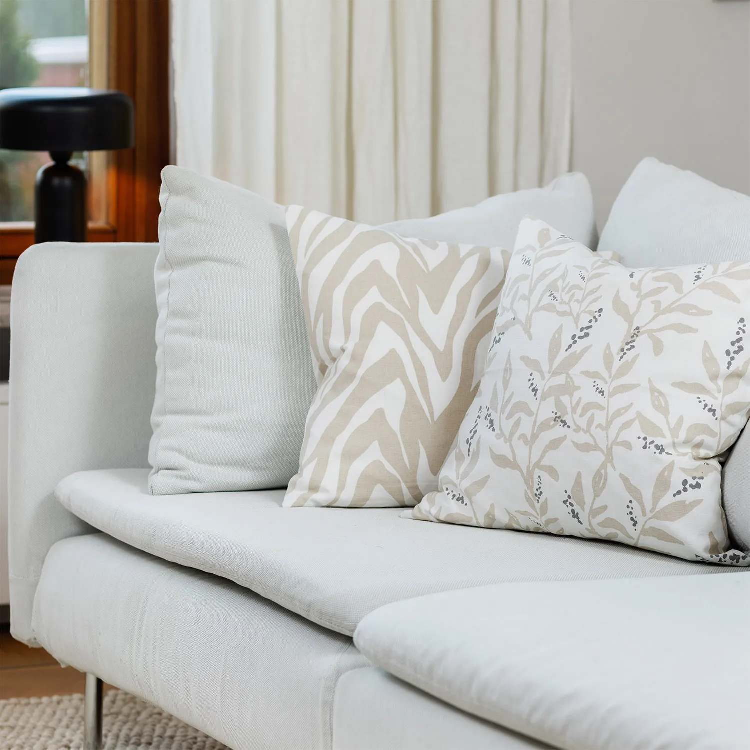 Obal na vankúš 2-pack - Laura (béžový)