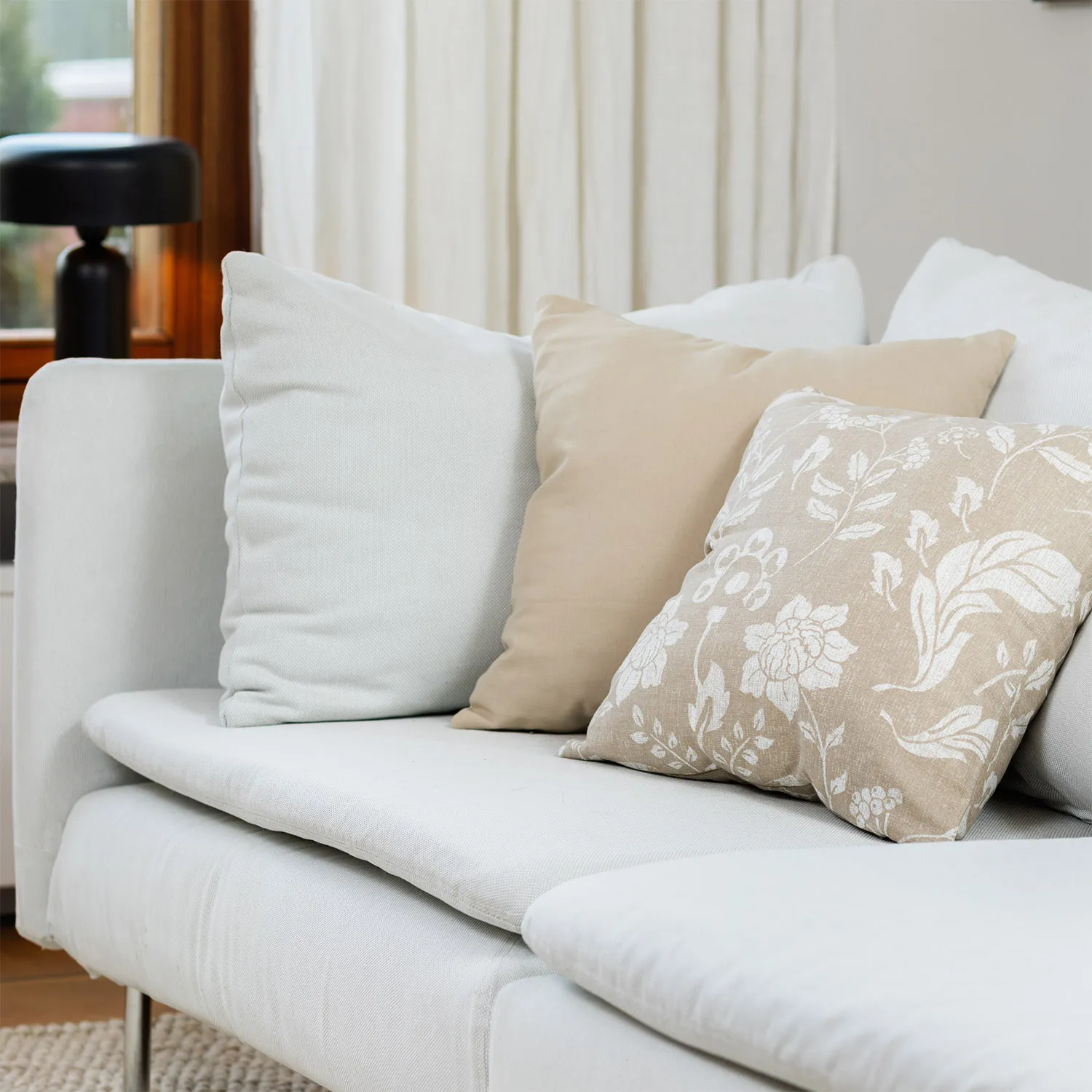 Obal na vankúš 2-pack - Onni (béžová)