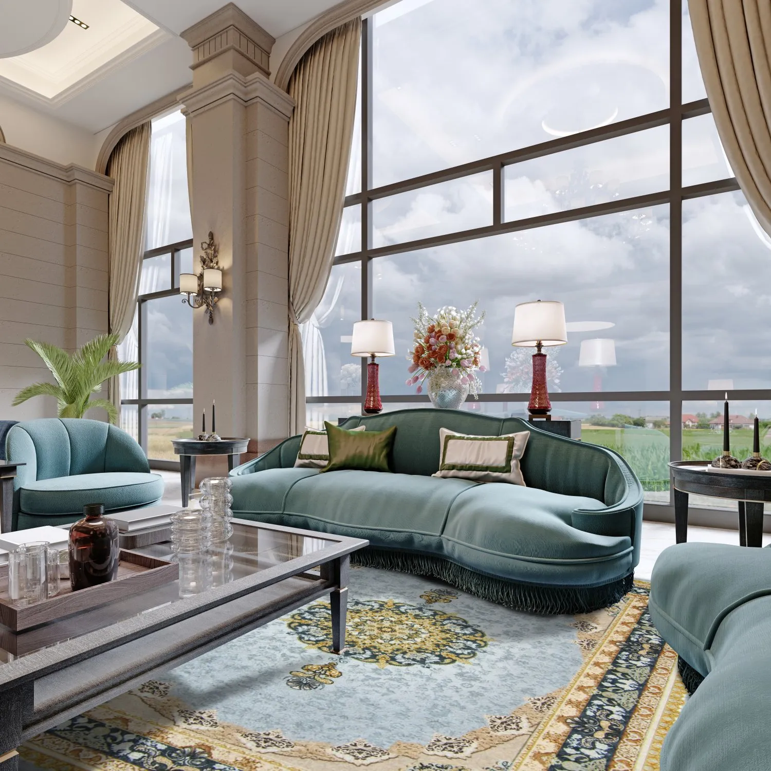 Koberec Wilton - Lukla (modrý)