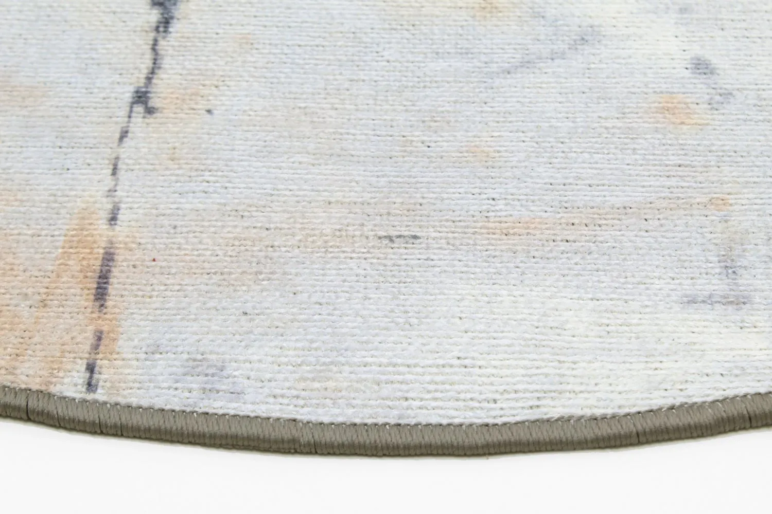 Kruhový koberec - Melazzo (šedý/multicolor)