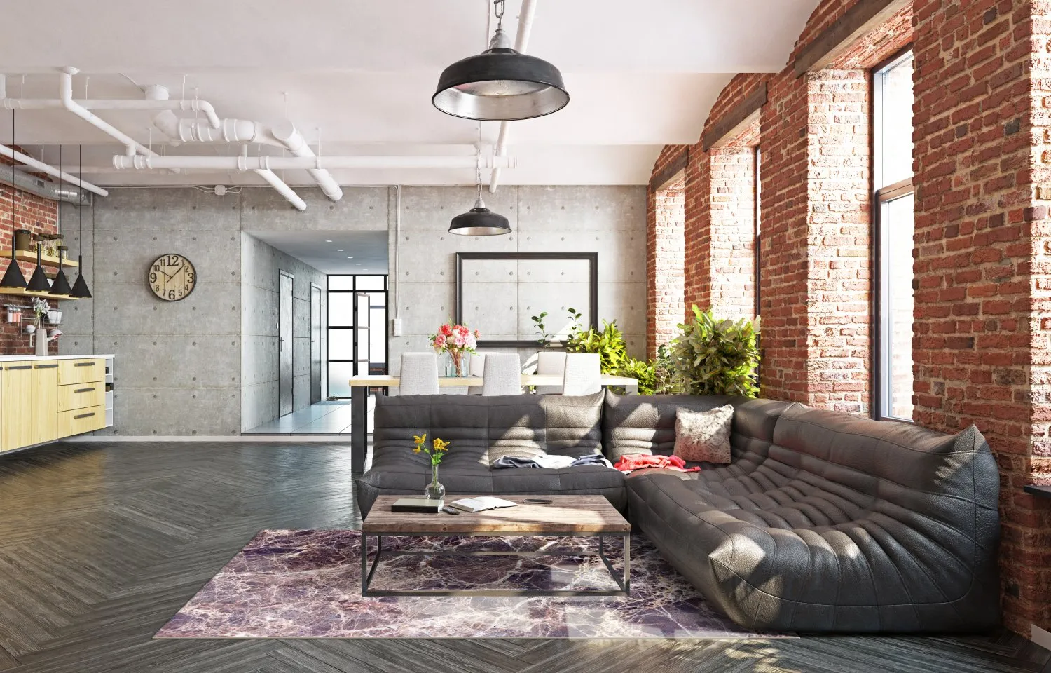 Koberec Wilton - Sines (fialový)