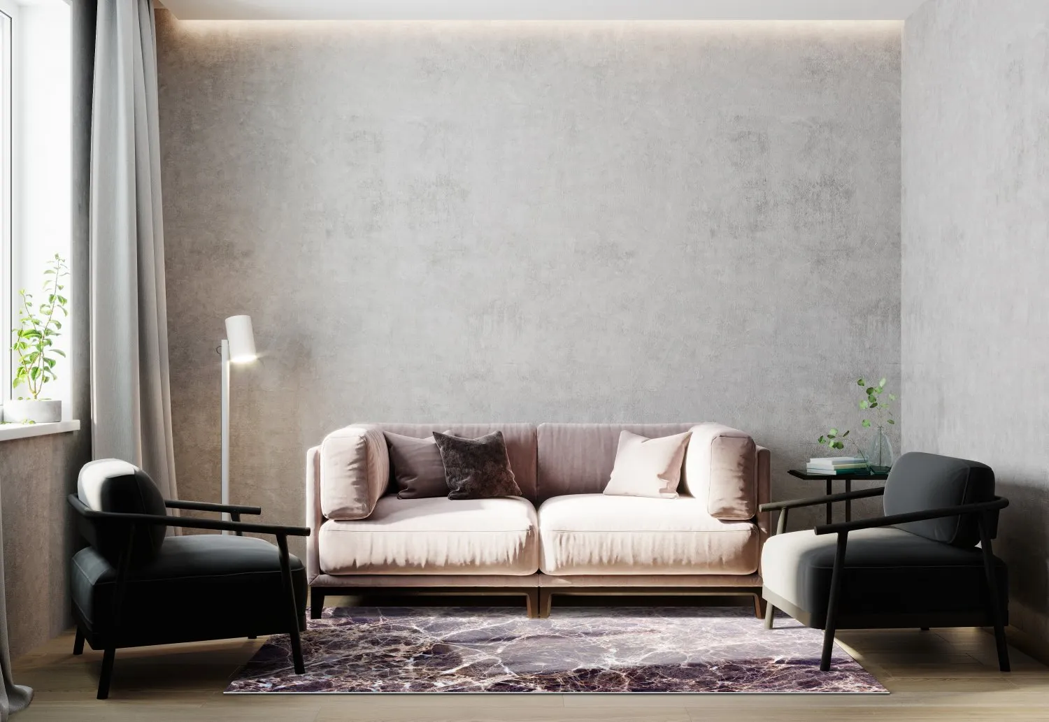 Koberec Wilton - Sines (fialový)