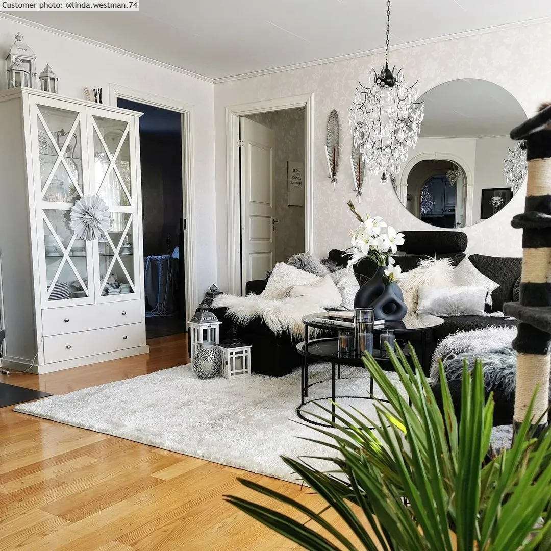 Koberce s chlpatým povrchom - Cosy (biela)