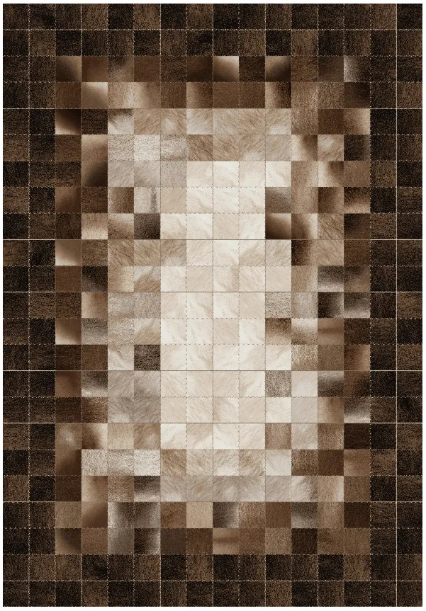 Koberec Wilton - Livada (hnedý/multicolor)