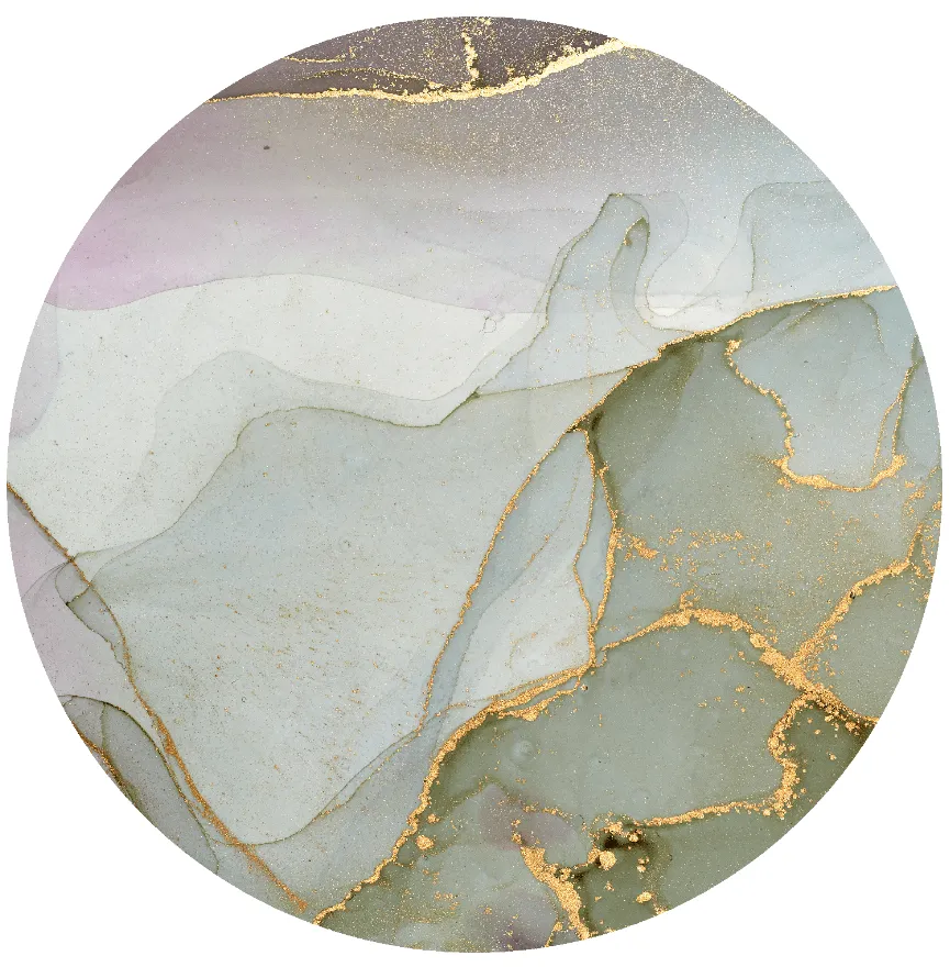 Kruhový koberec - Livata (multicolor)