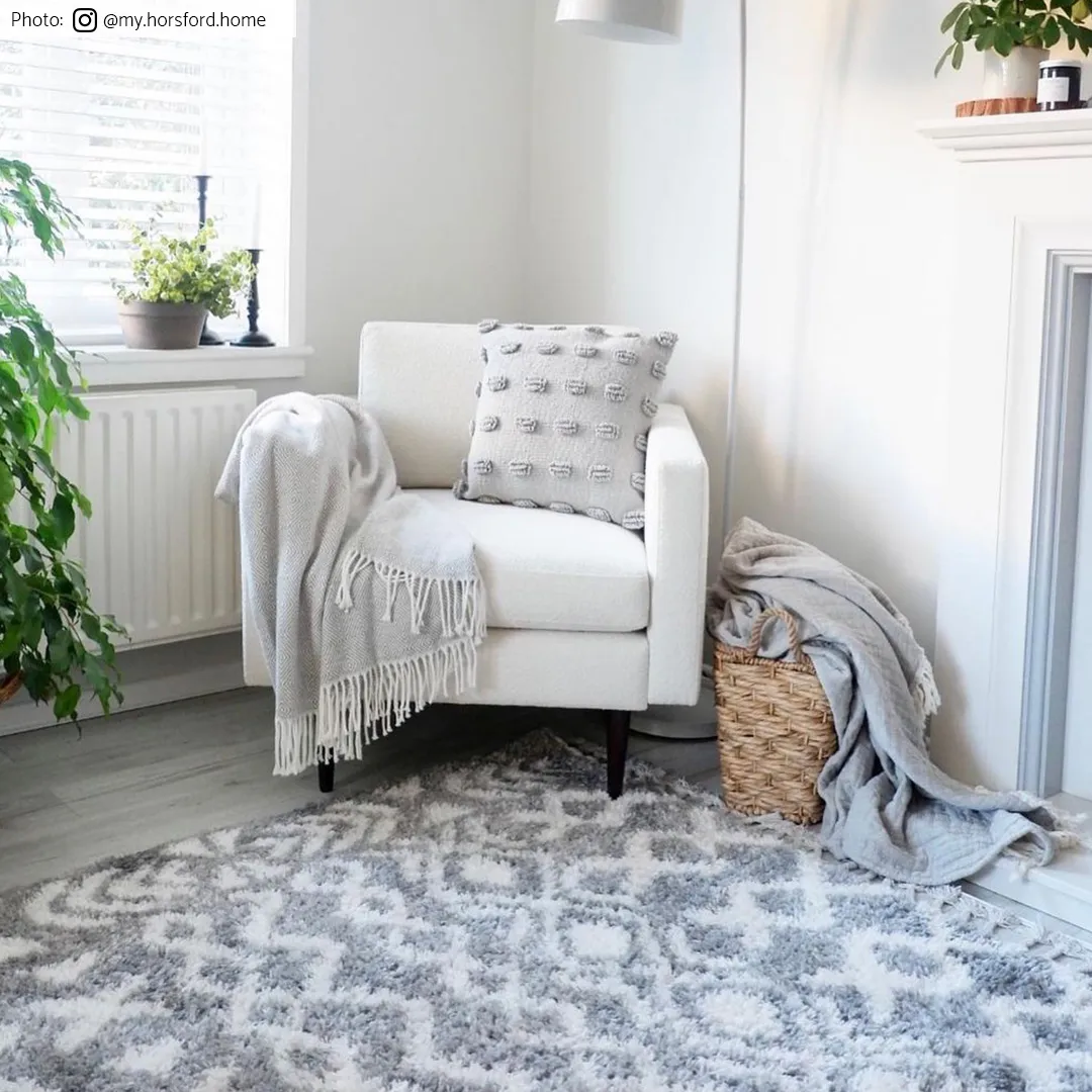 Koberce s dlhým vlasom - Obchod (šedá)