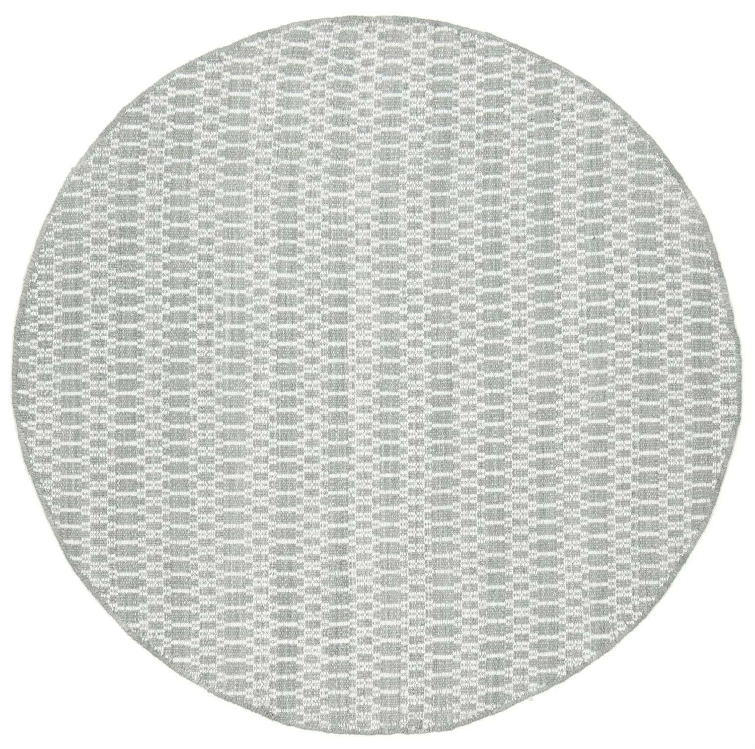 Kruhový koberec - Long Stitch (šedý)