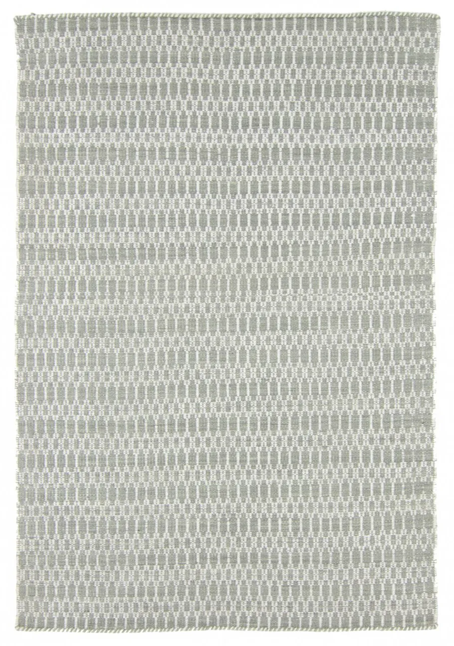 Vlnený koberec - Long Stitch (šedý)