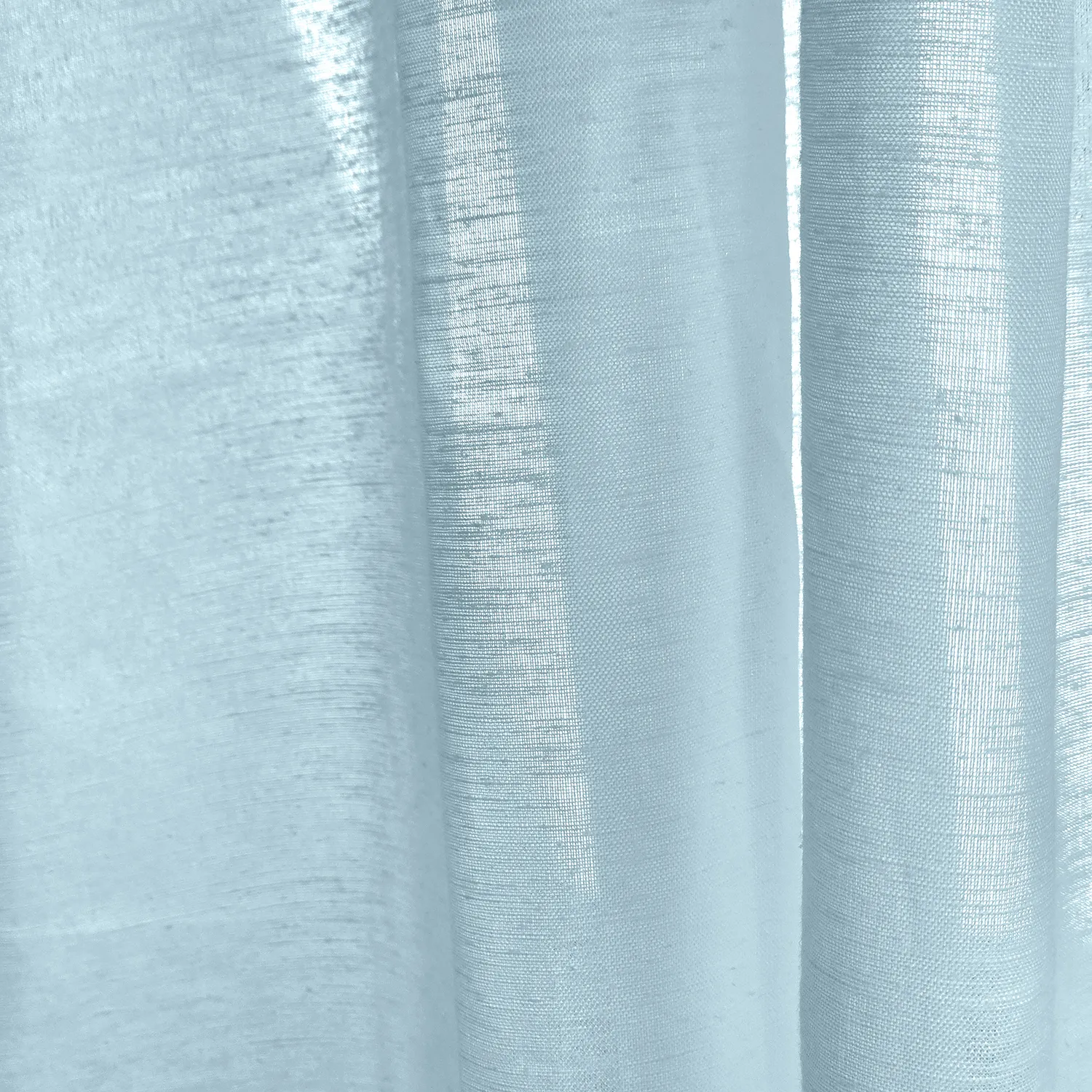 Gardiner 2-Pack - Linnemixgardin Lumira (ljusblå)