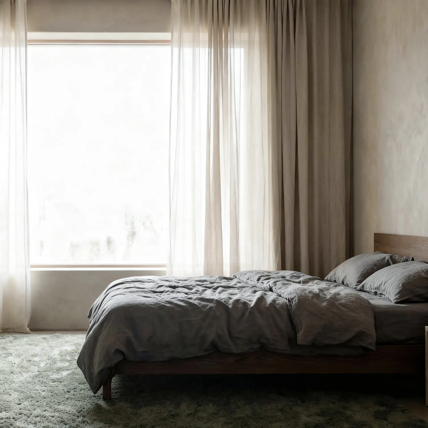 Gardiner 2-Pack - Linnemixgardin Lumira (cream)