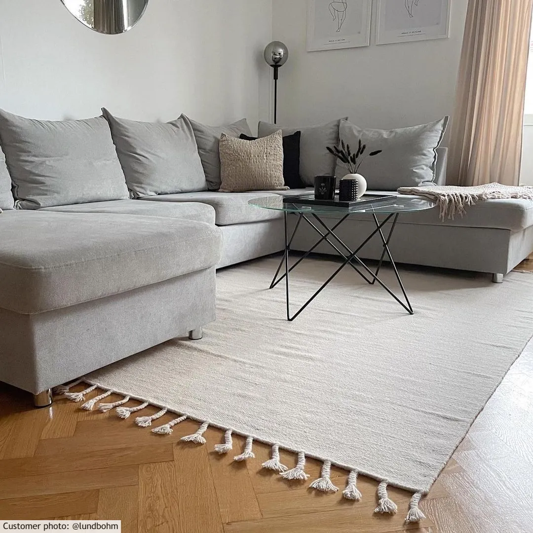 Vlnený koberec - Malana (béžová)