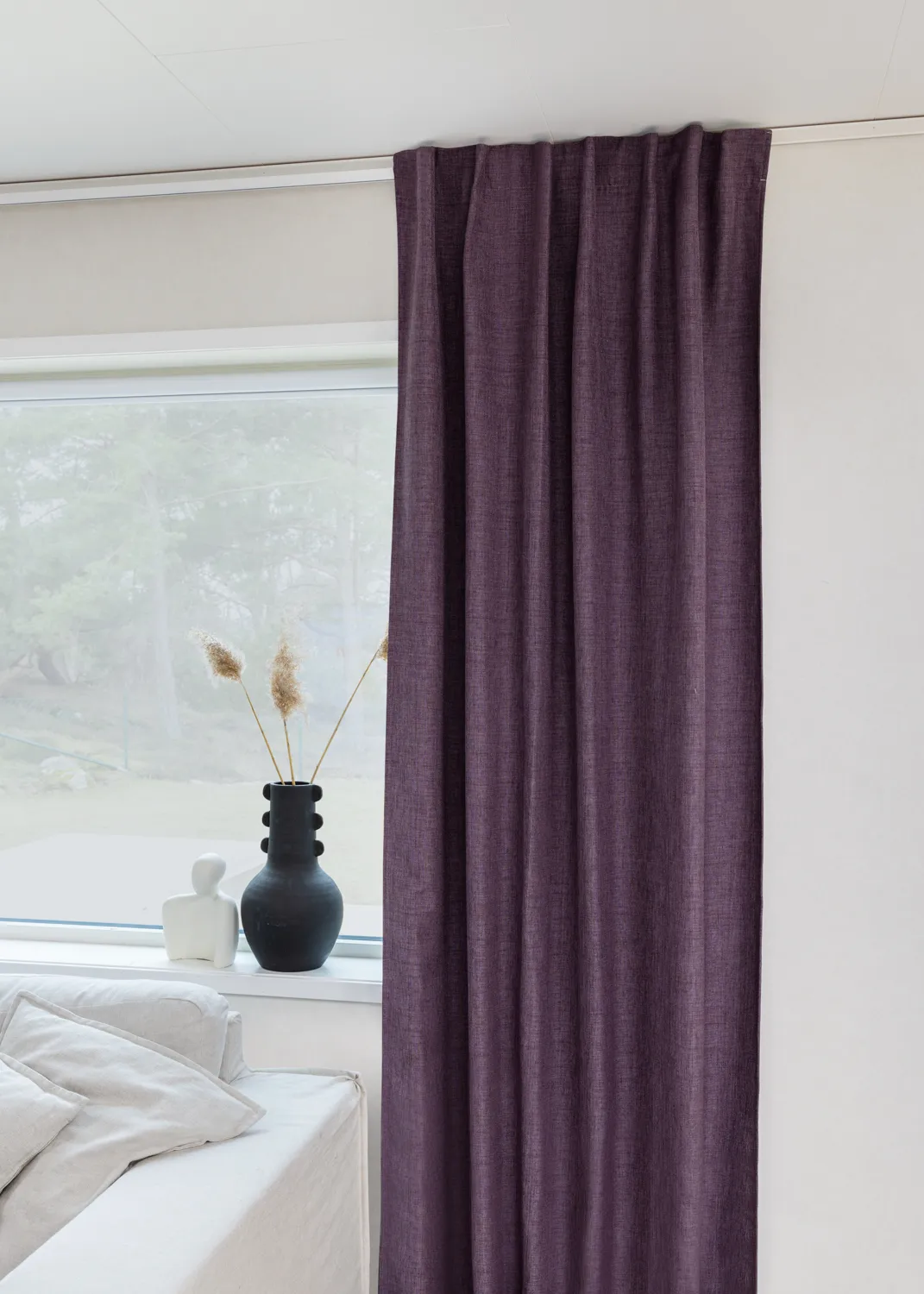 Záclony - Záclona blackout Raya (fialová)